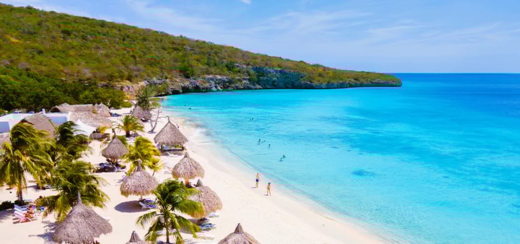 Cas Abao Beach Playa Cas Abao Caribbean island of Curacao