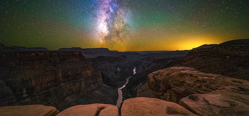Milky Way over the Grand Canyon