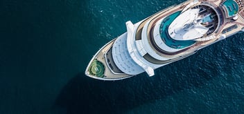 large cruise ship at sea