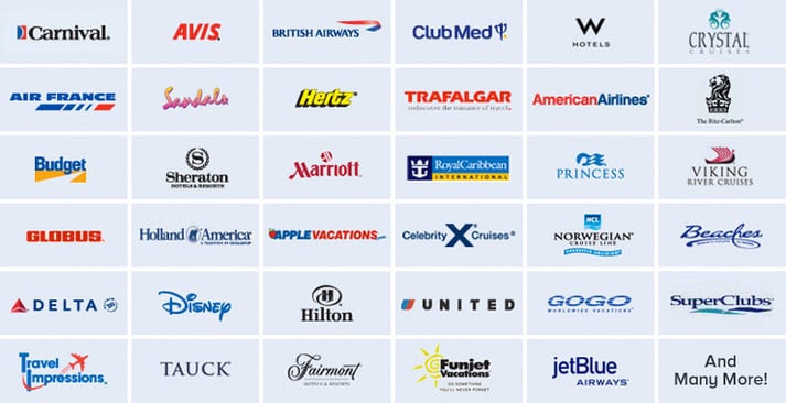 Some of InteleTravel's partners