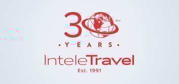InteleTravel 30 Years Anniversary Logo
