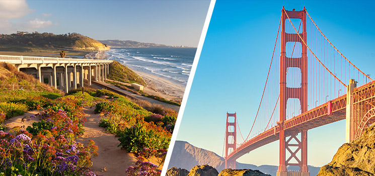 How to Decide Between a San Diego or San Francisco Vacation