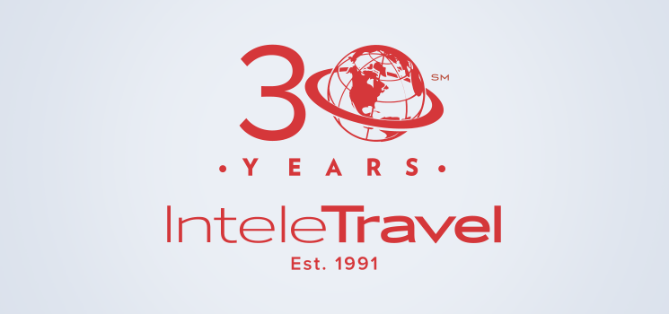 InteleTravel 30 Years Anniversary Logo